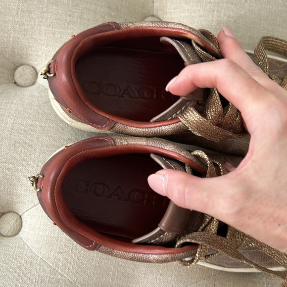 Women’s Coach Sneakers 8 (not outlet) - Picture 2 of 5